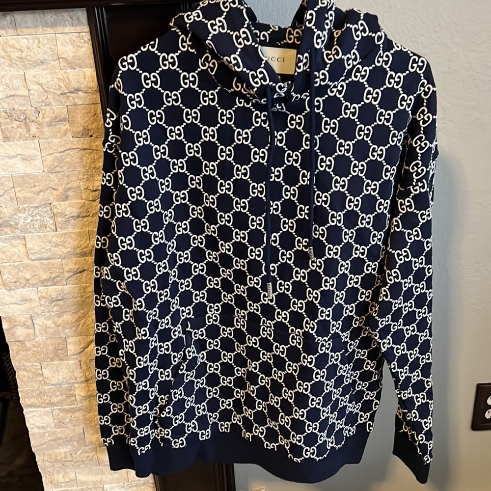 Gucci GG embroided hoodie
